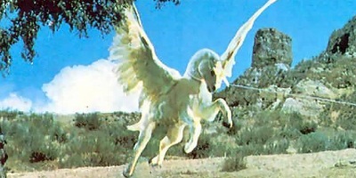 Image result for PEGASUS AT STABLE OF ZEUS