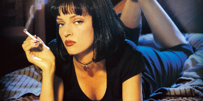 Uma Therman in Pulp Fiction